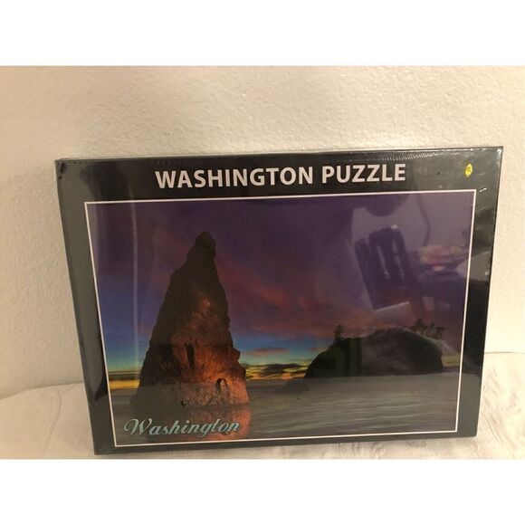 5/$25 SALE Brand New Sealed Washington State Scenic Puzzle 14 1/4 x 20 1/4 500 - Picture 1 of 4